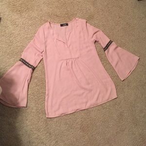 Light pink top