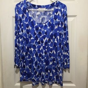 Liz Claiborne 3/4 sleeve top