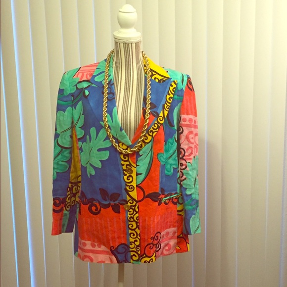 Jackets & Blazers - Colorful Vintage Blazer