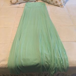 🌟mint color maxi skirt🌟