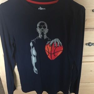 Long sleeve t shirt basketball