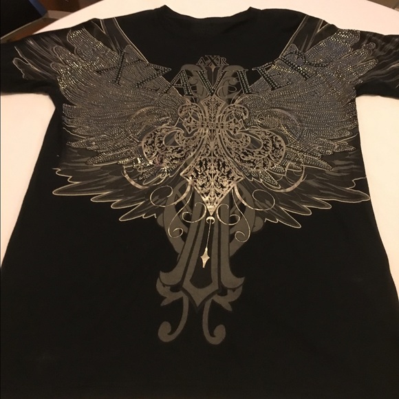 Mens Affliction T-shirt - Picture 1 of 4