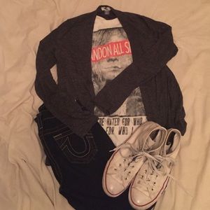 Old Navy Charcoal Gray Cardigan!!