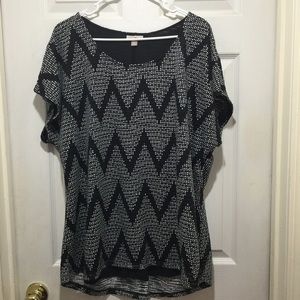 Roz & Ali print top 2X