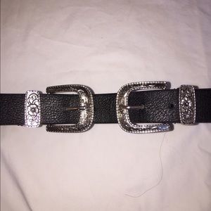 LULUS Look Divine Double Buckle Belt