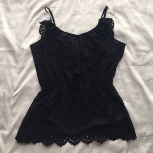 NEW 🎀 Gap black sheer tank top