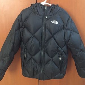 North Face, hooded Perrito reversible jacket,