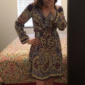 Johnny Was - Silk Dress, fully lined