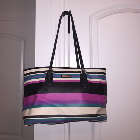 Striped Dana Buchman Handbag