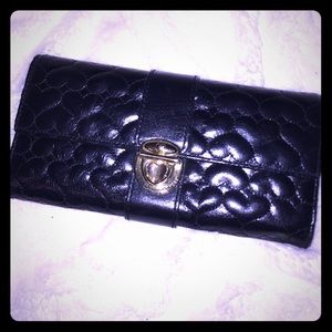 Lovcat wallet, black hearts