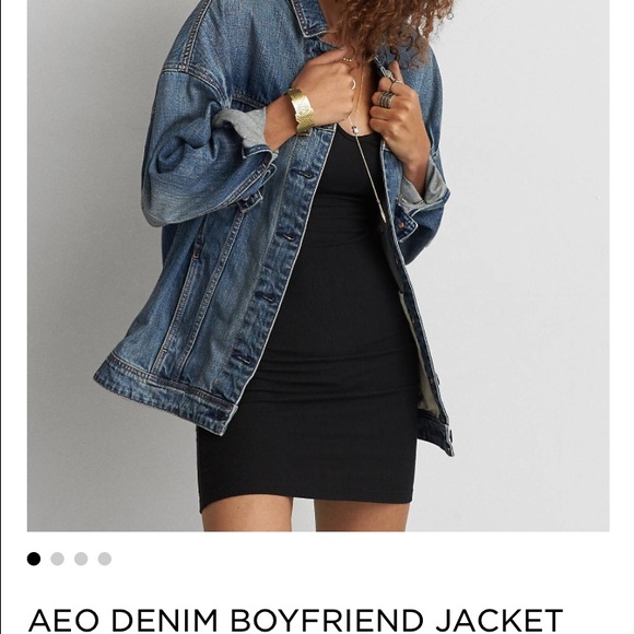 ISO AE boyfriend jean jacket. Size M - Picture 1 of 1