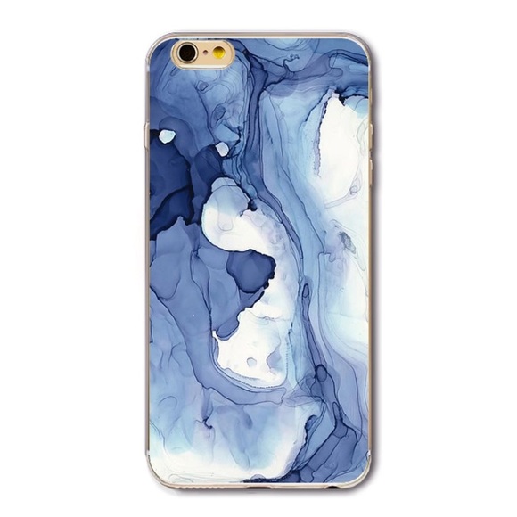 Accessories - LAST ONE iPhone 7+/8+ Case Blue White Iceberg Ink