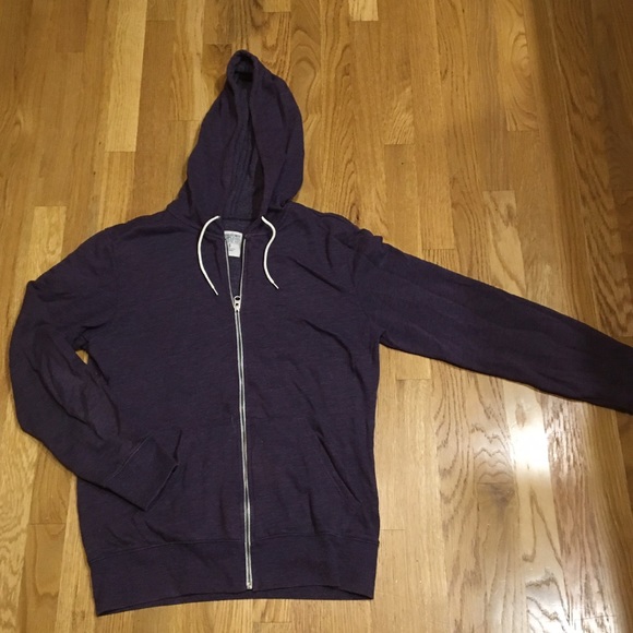 Men's purple hoodie