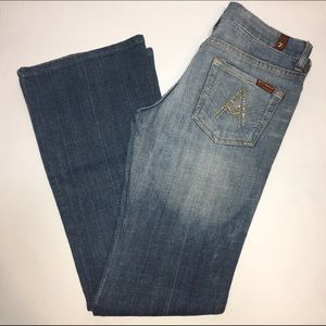 7 For All Mankind Boot Cut Jeans 26x31