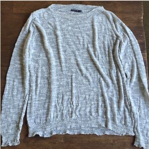 Brandy Melville thin light grey sweater