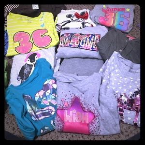 Bundle of girls clothes
