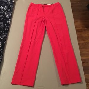 Jcrew red ankle pant