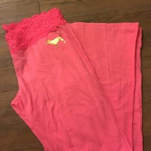 Lace Waistband Sleep Pants