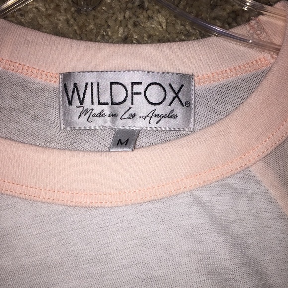 Wildfox "I don't care" raglan tee 🙂 - Picture 2 of 3