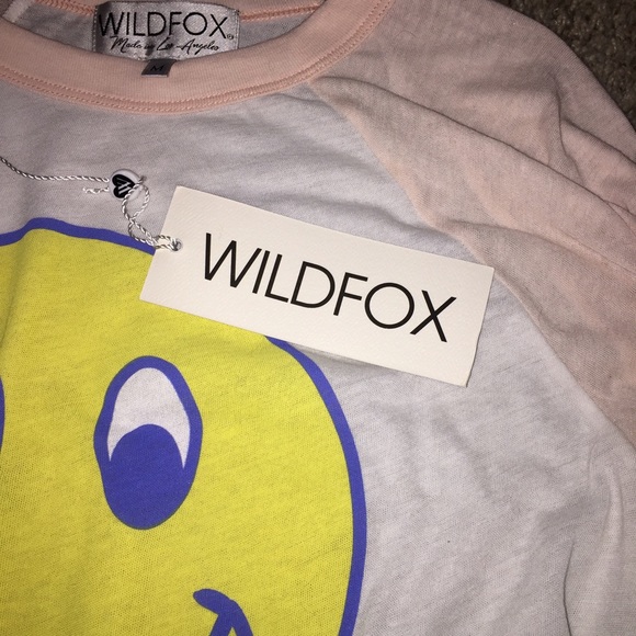 Wildfox "I don't care" raglan tee 🙂 - Picture 3 of 3