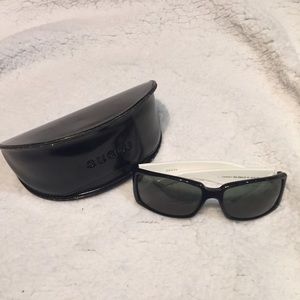 White Gucci sunglasses with original case!