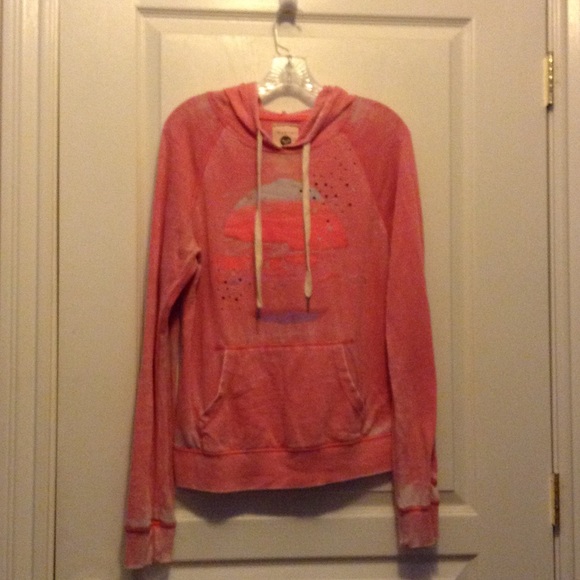 Pink hoodie