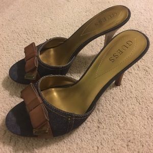 Denim sandals