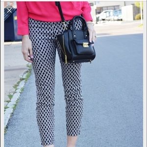 H&M slim fit patterned pants