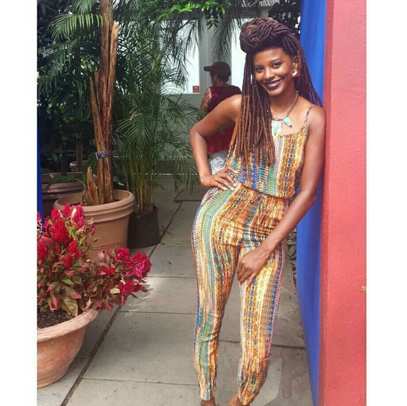 Multicolor Printef Jumpsuit
