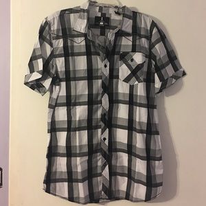 NWT Mens I Jeans by Buffalo plaid button down