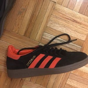 Adidas Spezial orange and black