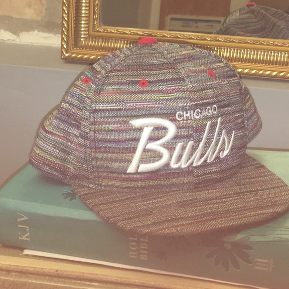 Mitchell & Ness Accessories - Bulls Fitted hat Worn in Rap Video Shoot!