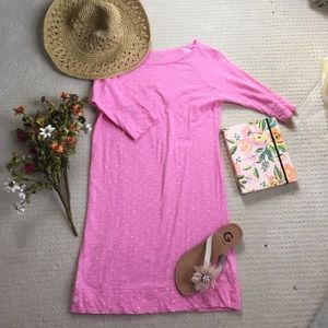 Lilly Pulitzer Pink polka dot size Small day dress