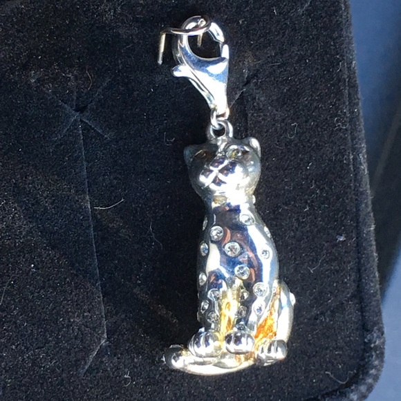 Sterling Silver jaguar🐯w/bling-Estate piece - Picture 4 of 6