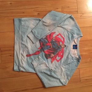 Superman cropped graphic sweatshirt