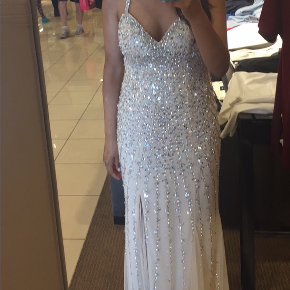 Long sequined dress
