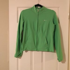 Nike Dri-Fit Green Zip Up Jacket