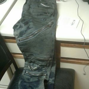 Balmain style denim jeans