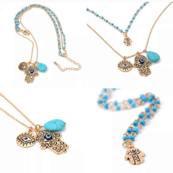 Evil Eye Necklace - Picture 3 of 4