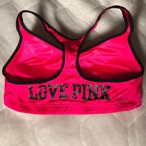 VICTORIAS SECRET PINK PADDED SPORTS BRA