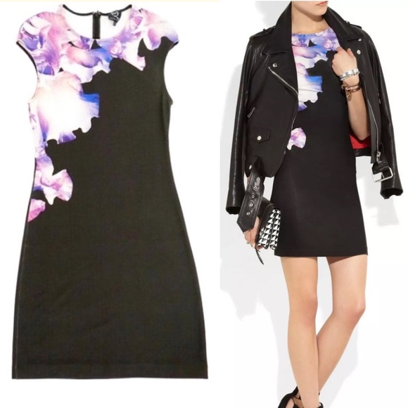 McQ Alexander McQueen Iris Floral Print Dress - Picture 2 of 4