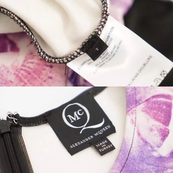 McQ Alexander McQueen Iris Floral Print Dress - Picture 3 of 4