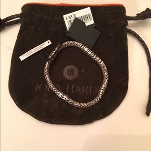 John Hardy dot silver four station bracelet