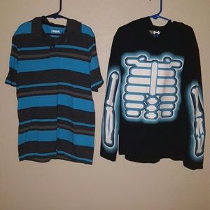 Two Tony Hawk Shirts Boys Size M