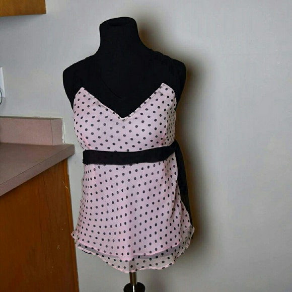 Tops - Gorgeous Silk Spotted Top