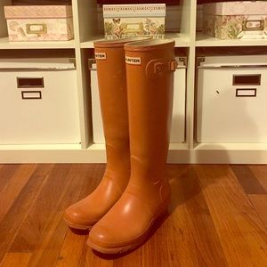 Orange Hunter Boots