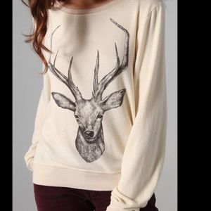 Wildfox Deer Stag Sweatshirt