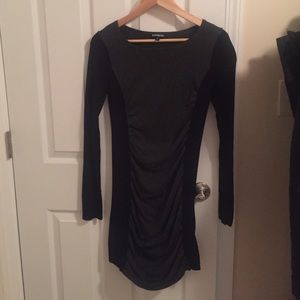 Black cotton dress from express