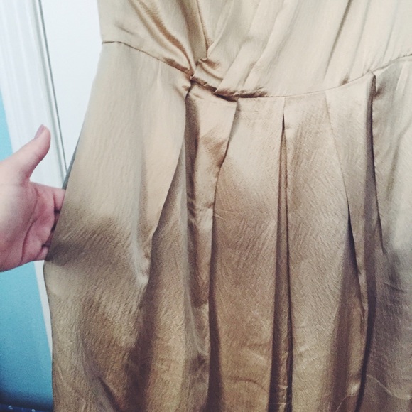 Gold Banana Republic Dress - Picture 5 of 6