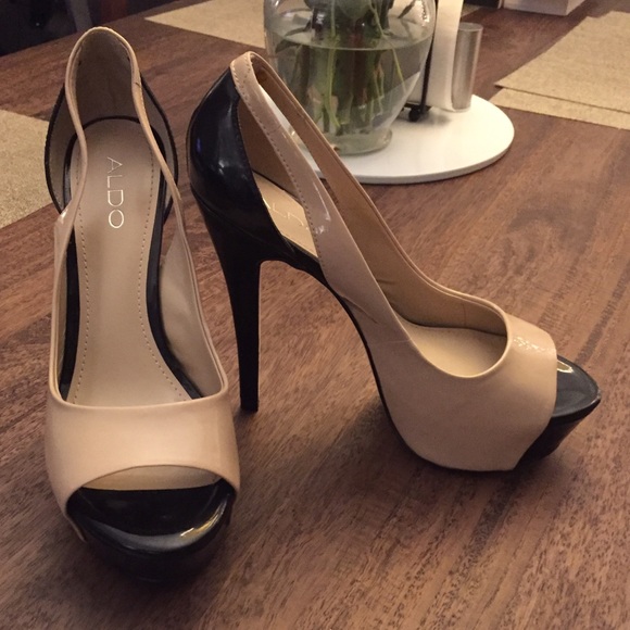 Aldo Colorblock 5" Platform Shoes